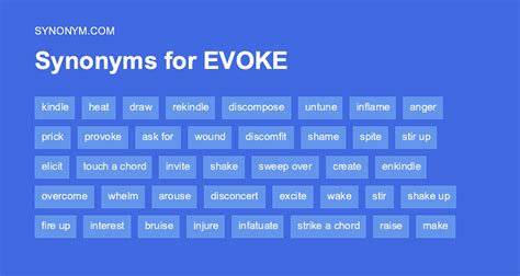 another word for evoking|another word for evoke emotion.